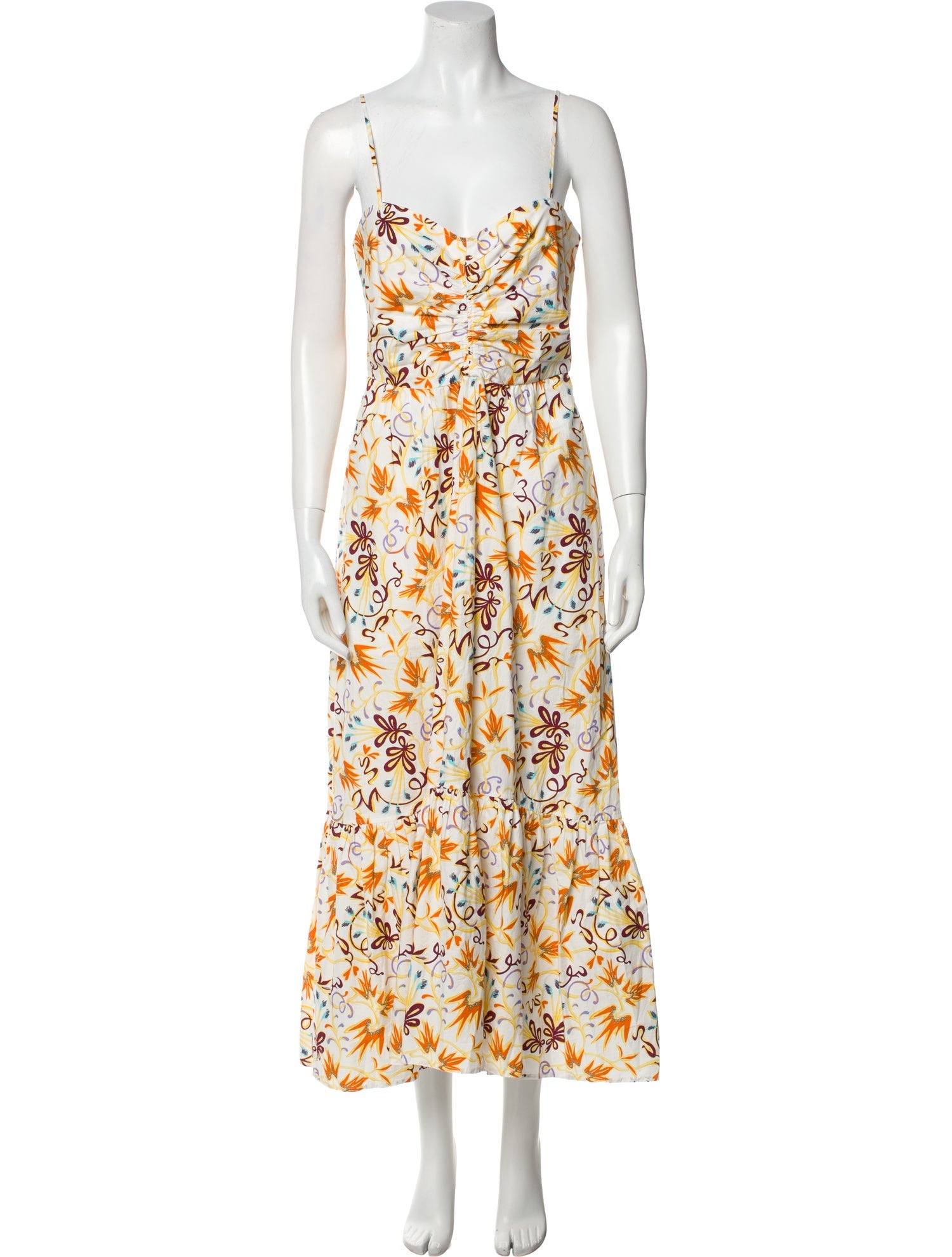 A.L.C. Floral Print Long Dress
