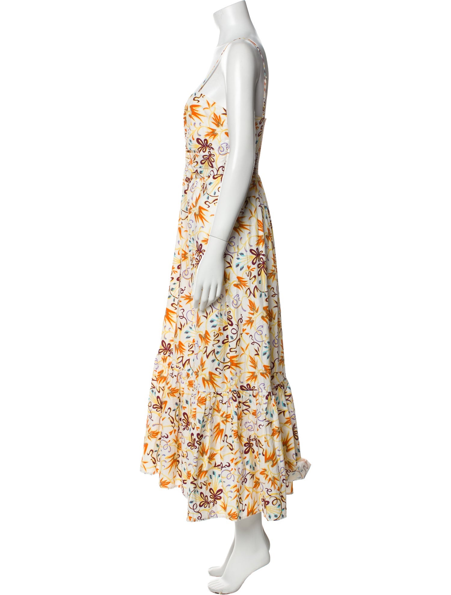 A.L.C. Floral Print Long Dress