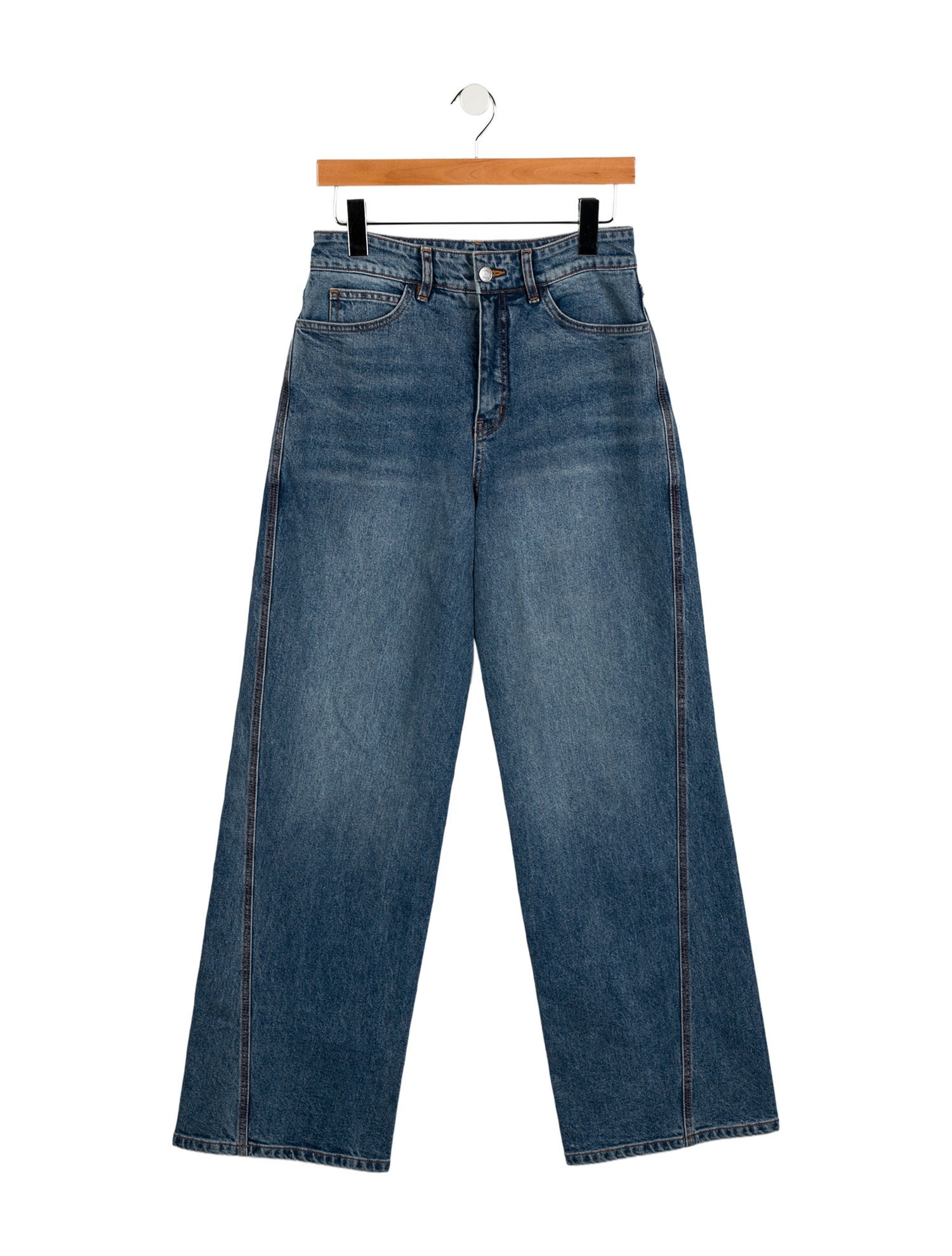 A.L.C. High-Rise Wide Leg Jeans