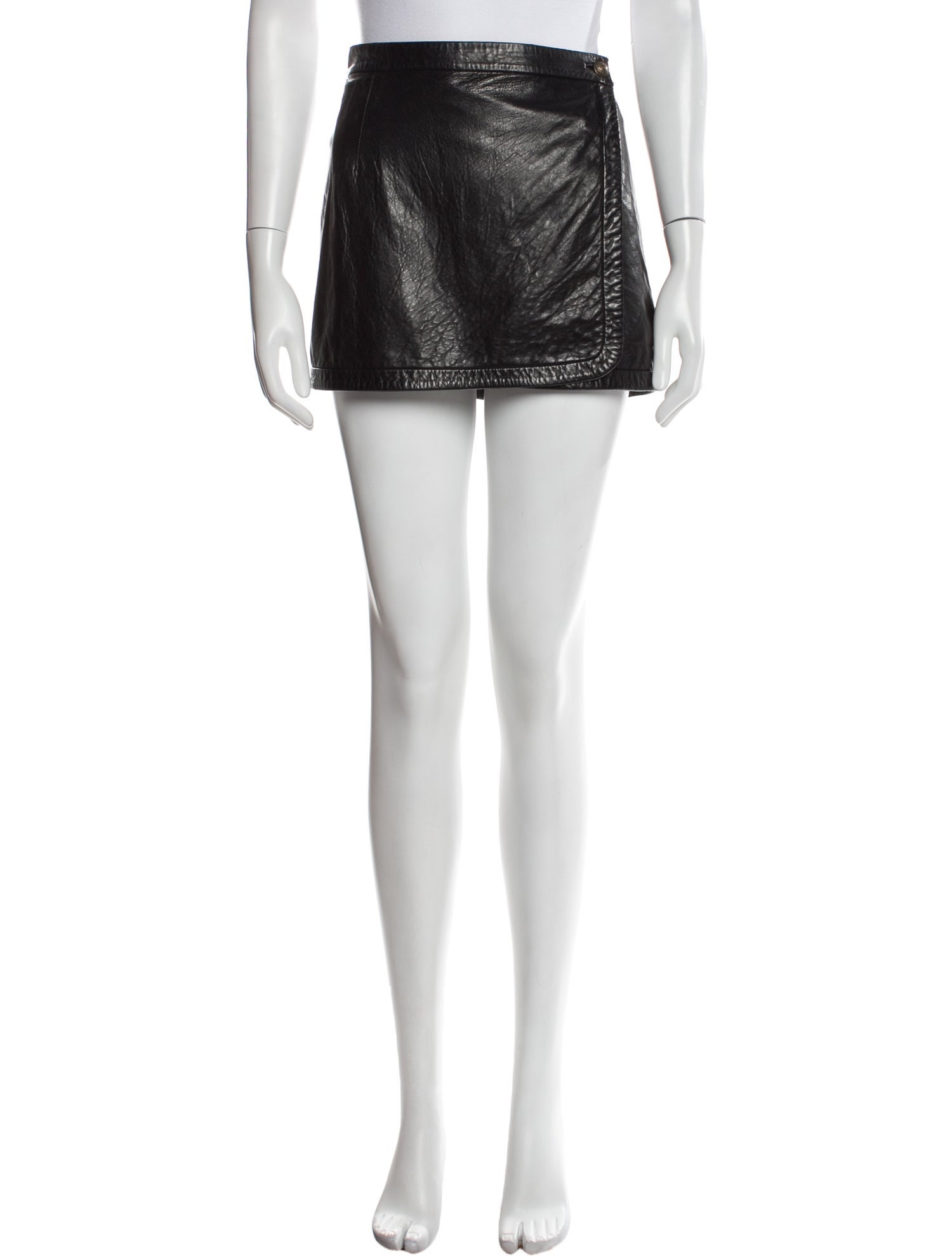 A.L.C. Leather Mini Skirt
