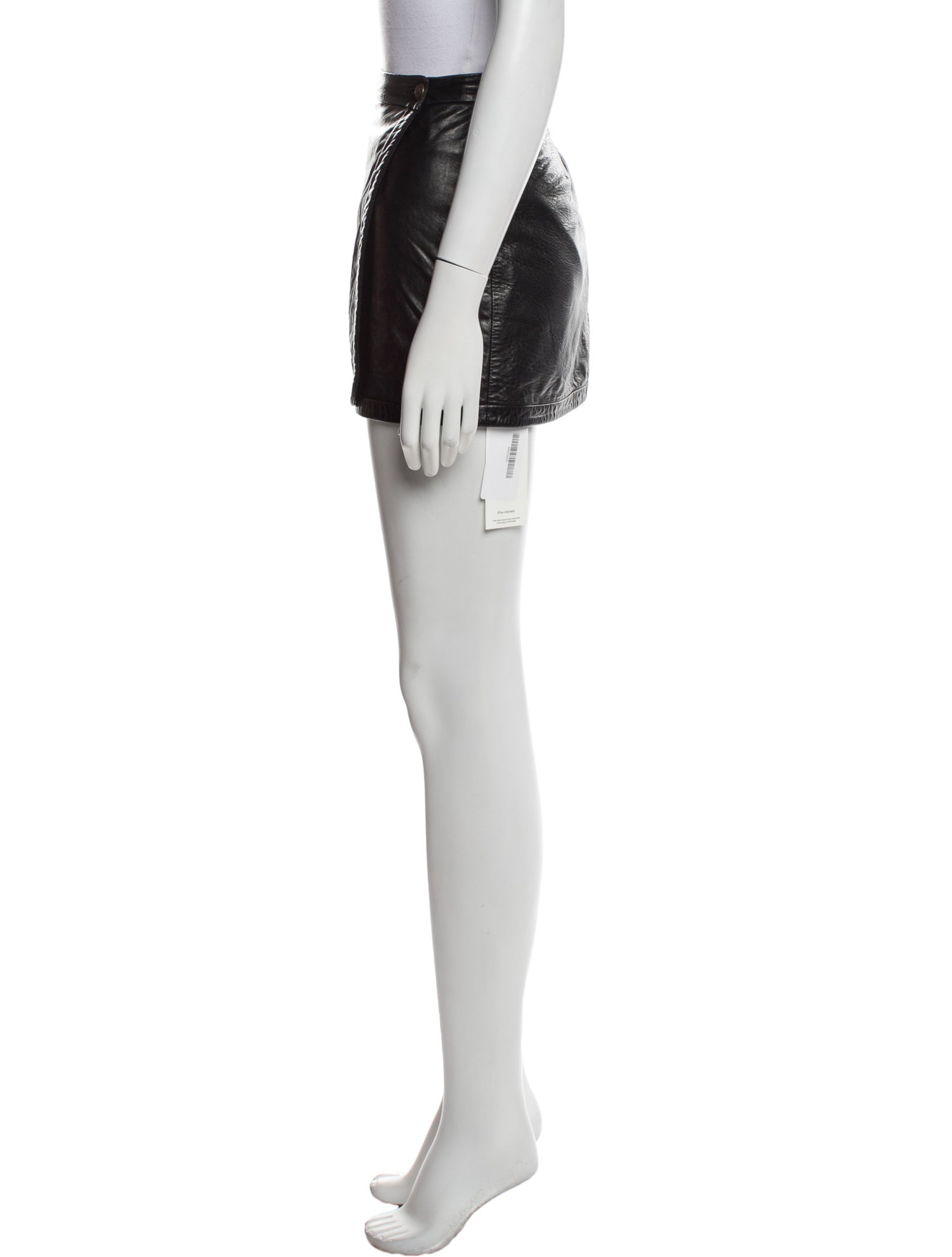 A.L.C. Leather Mini Skirt