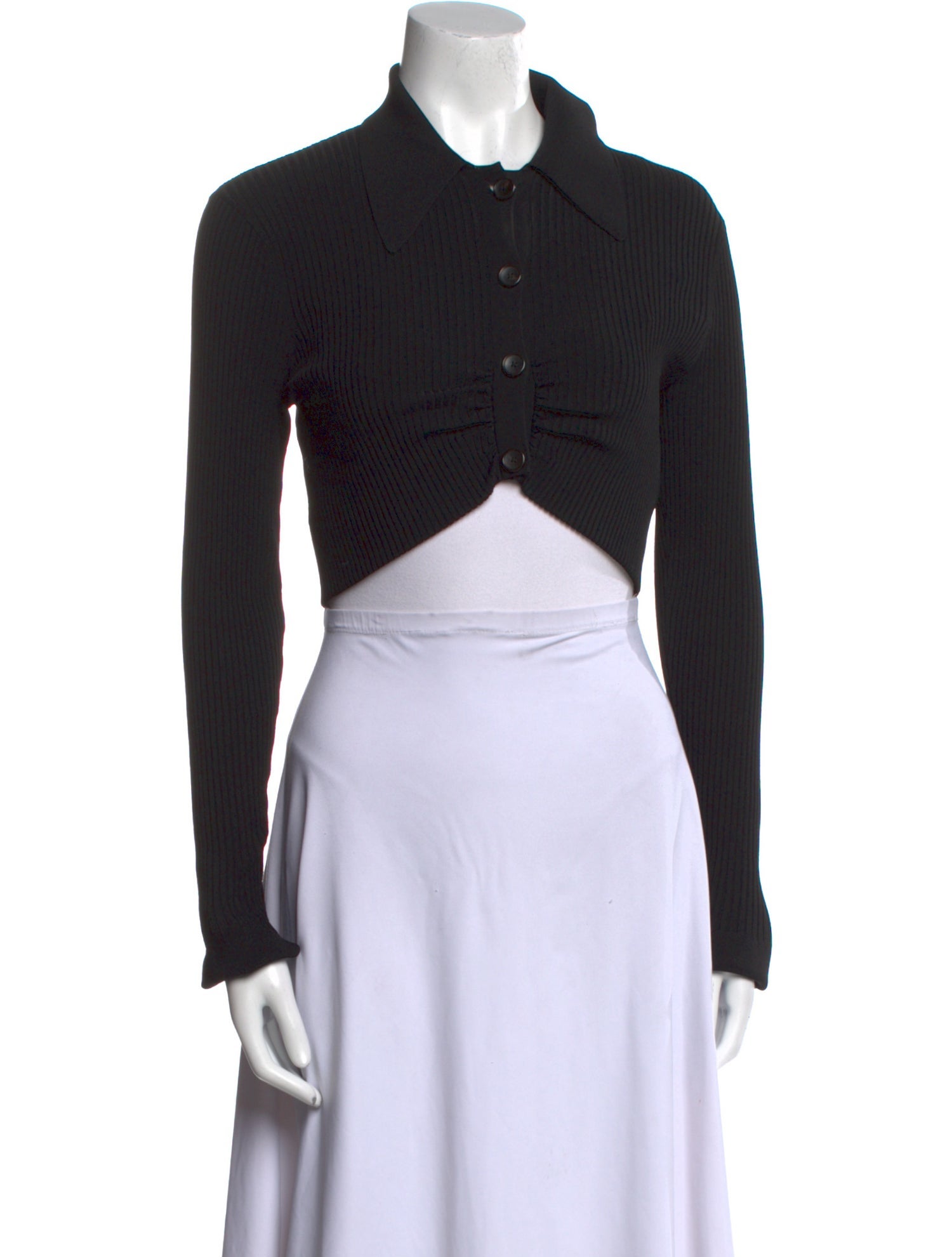 A.L.C. Long Sleeve Crop Top