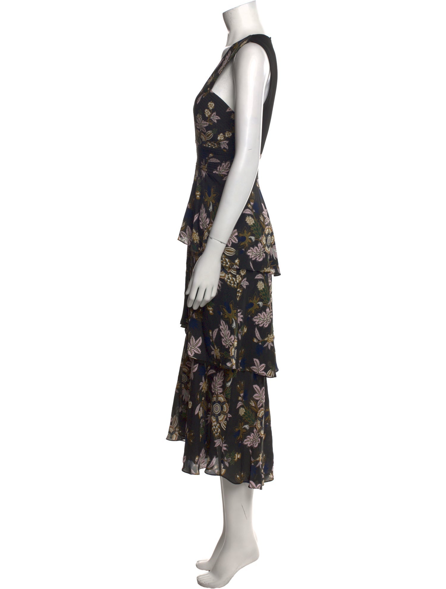 A.L.C. Floral Print Long Dress