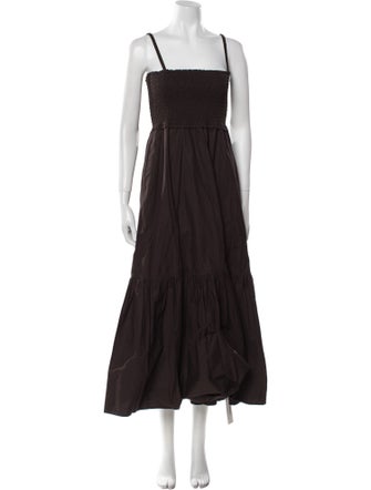 A.L.C. Square Neckline Long Dress