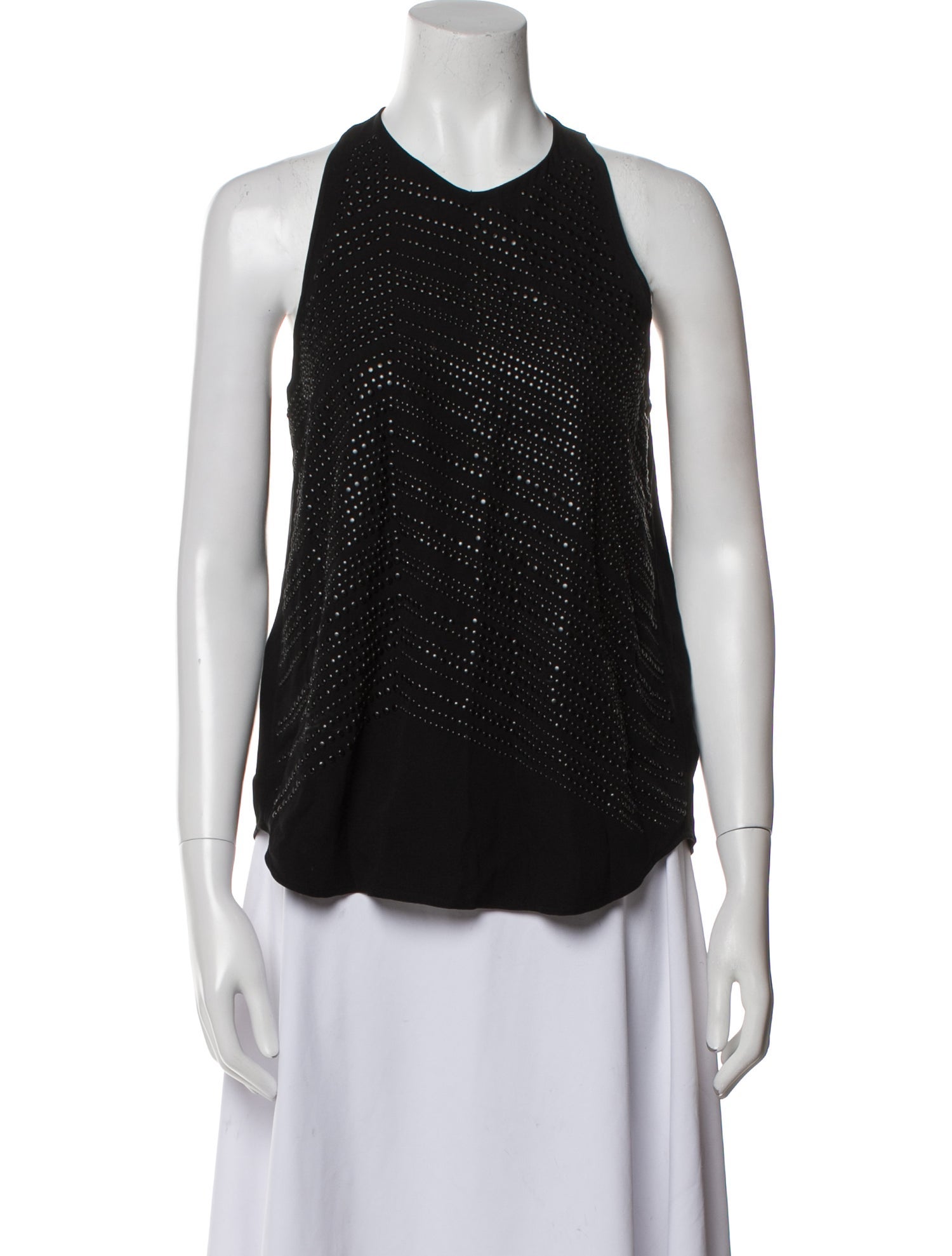 A.L.C. Silk Halterneck Top