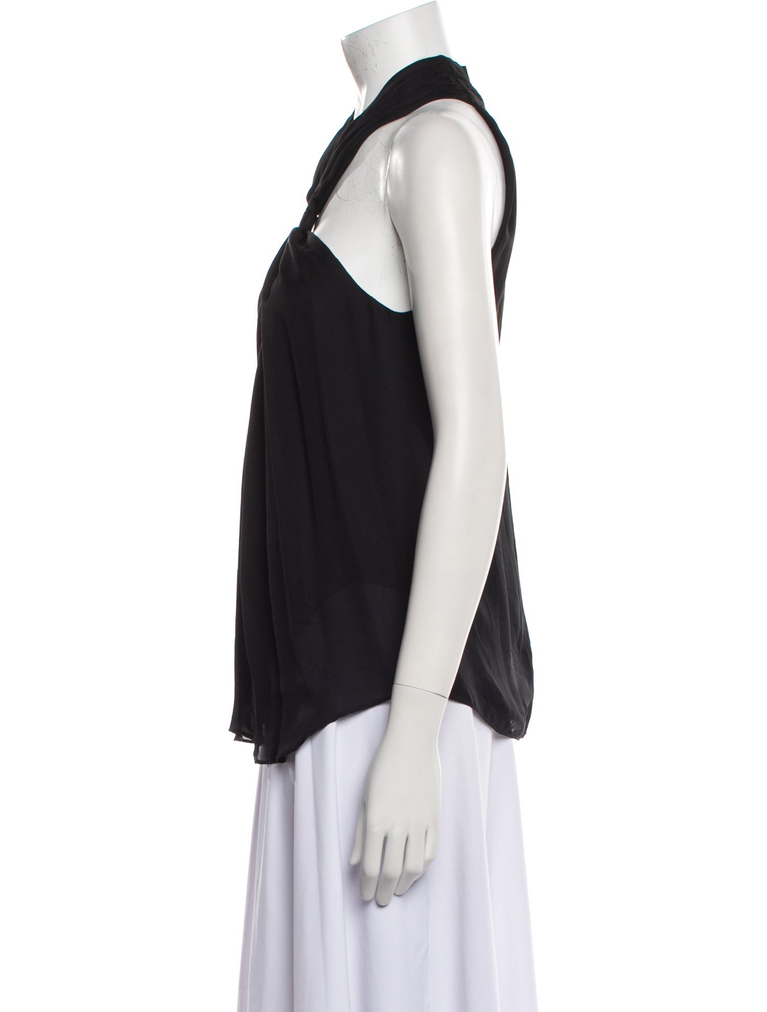 A.L.C. Silk Halterneck Blouse