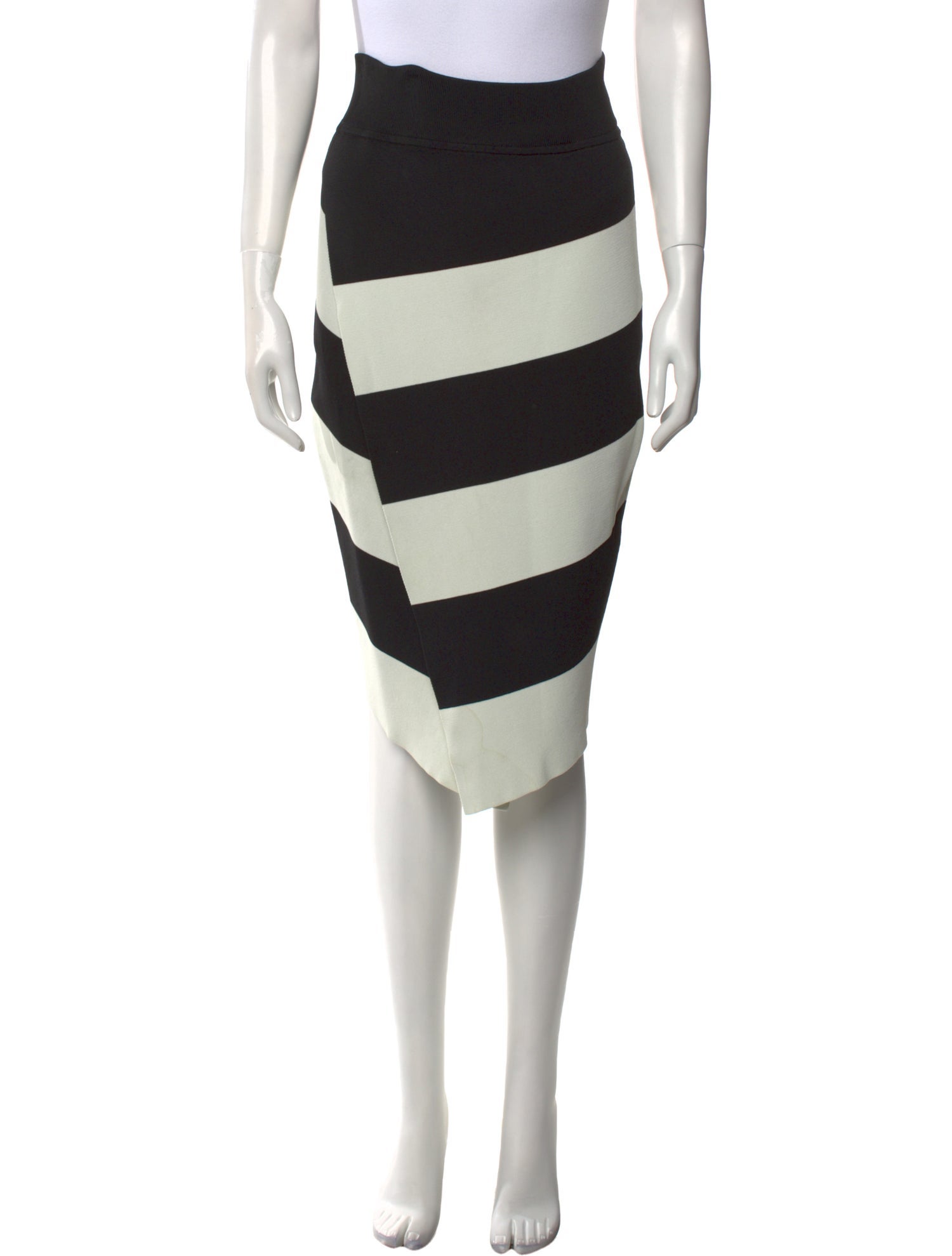 A.L.C. Striped Knee-Length Skirt