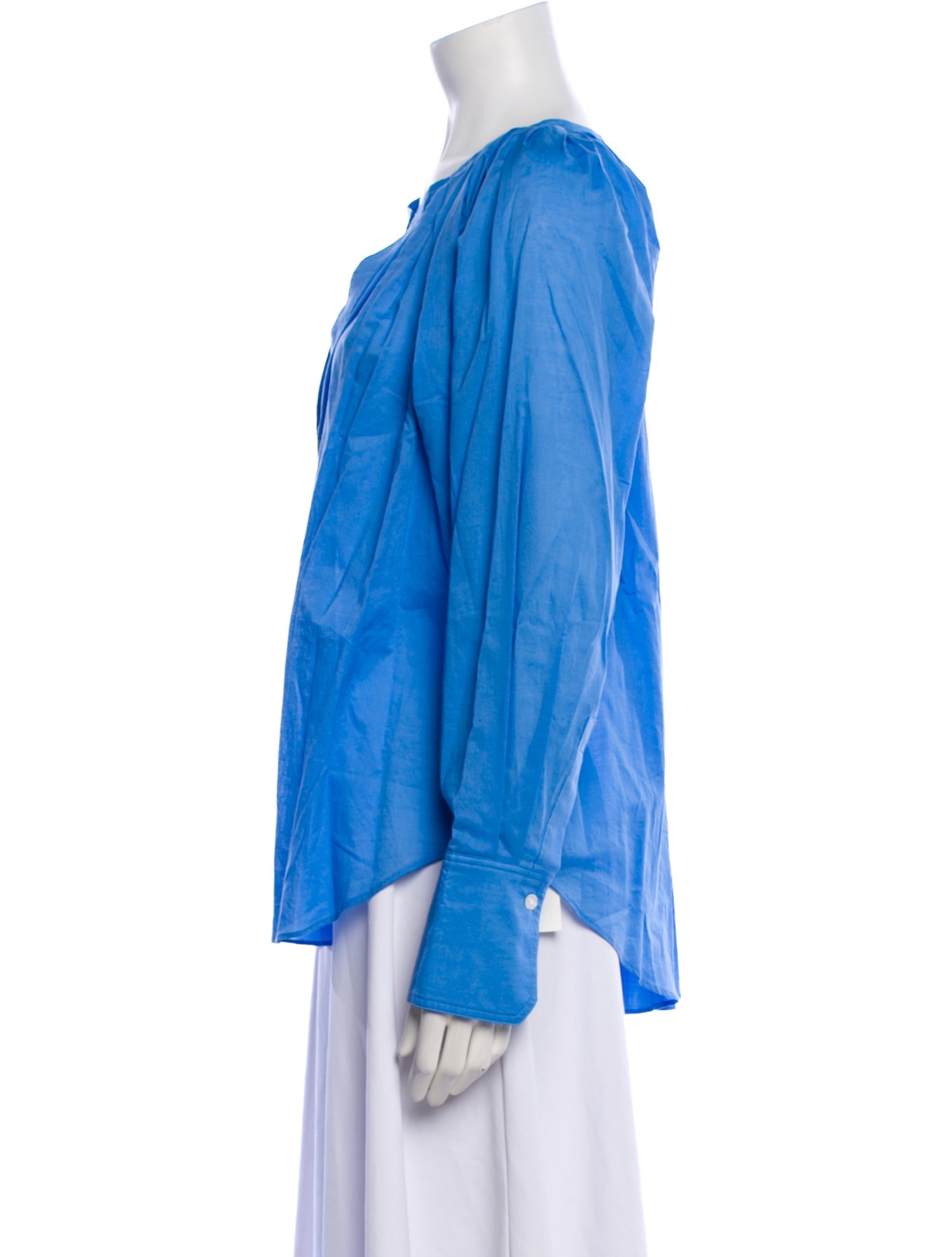 A.L.C. V-Neck Long Sleeve Blouse