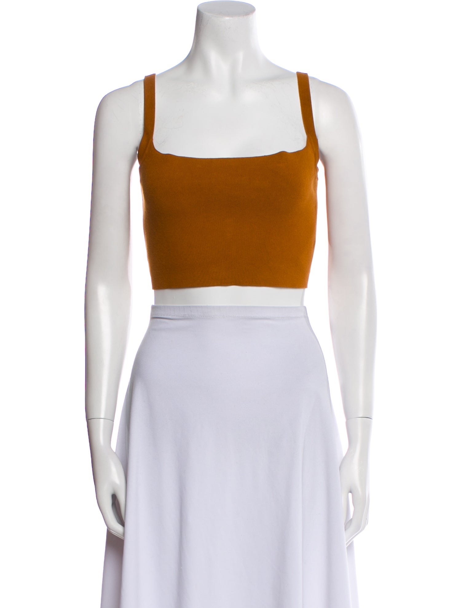 A.L.C. Square Neckline Sleeveless Crop Top