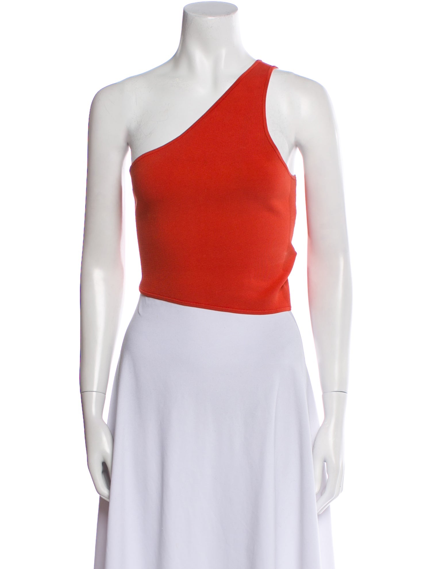 A.L.C. One-Shoulder Sleeveless Crop Top