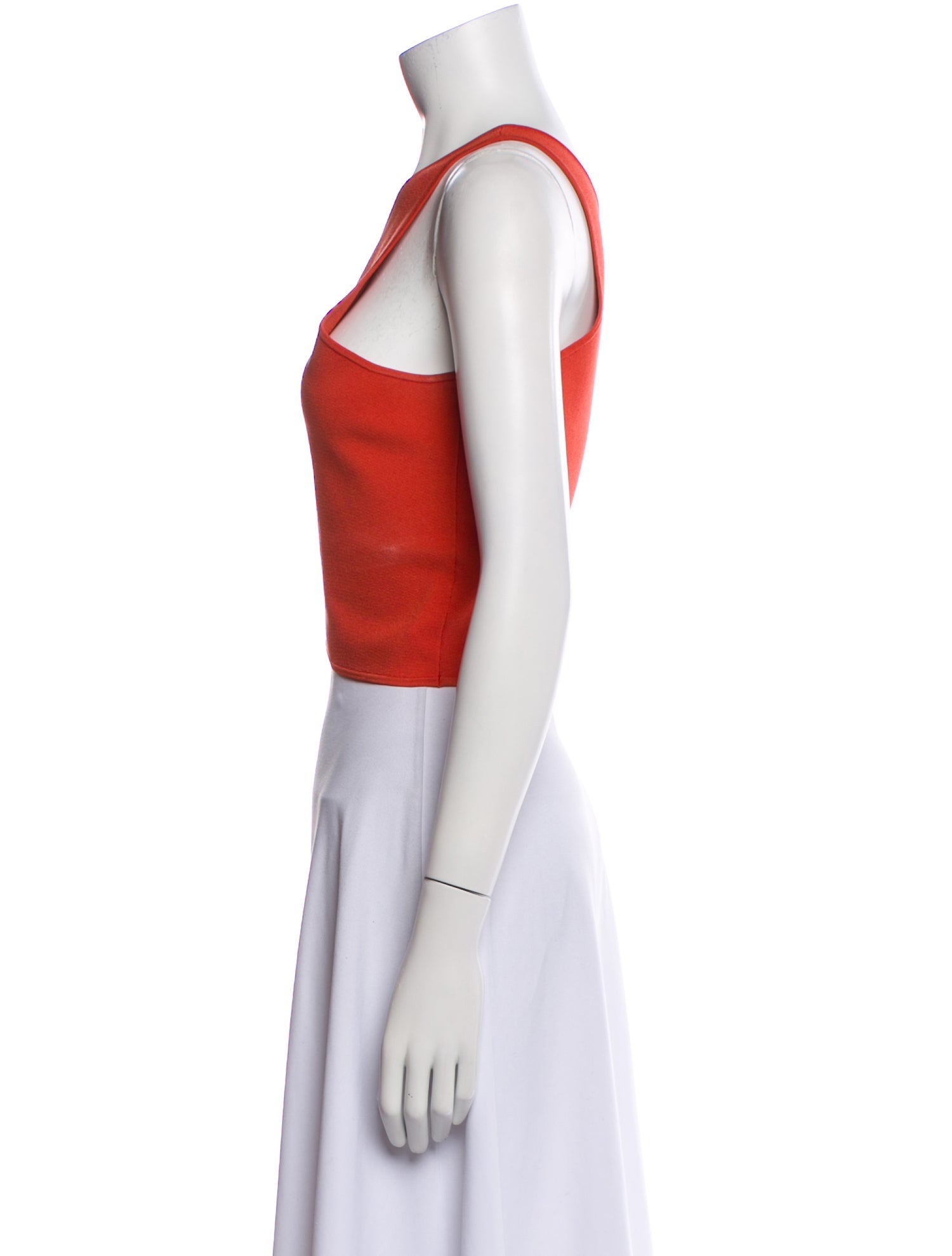 A.L.C. One-Shoulder Sleeveless Crop Top