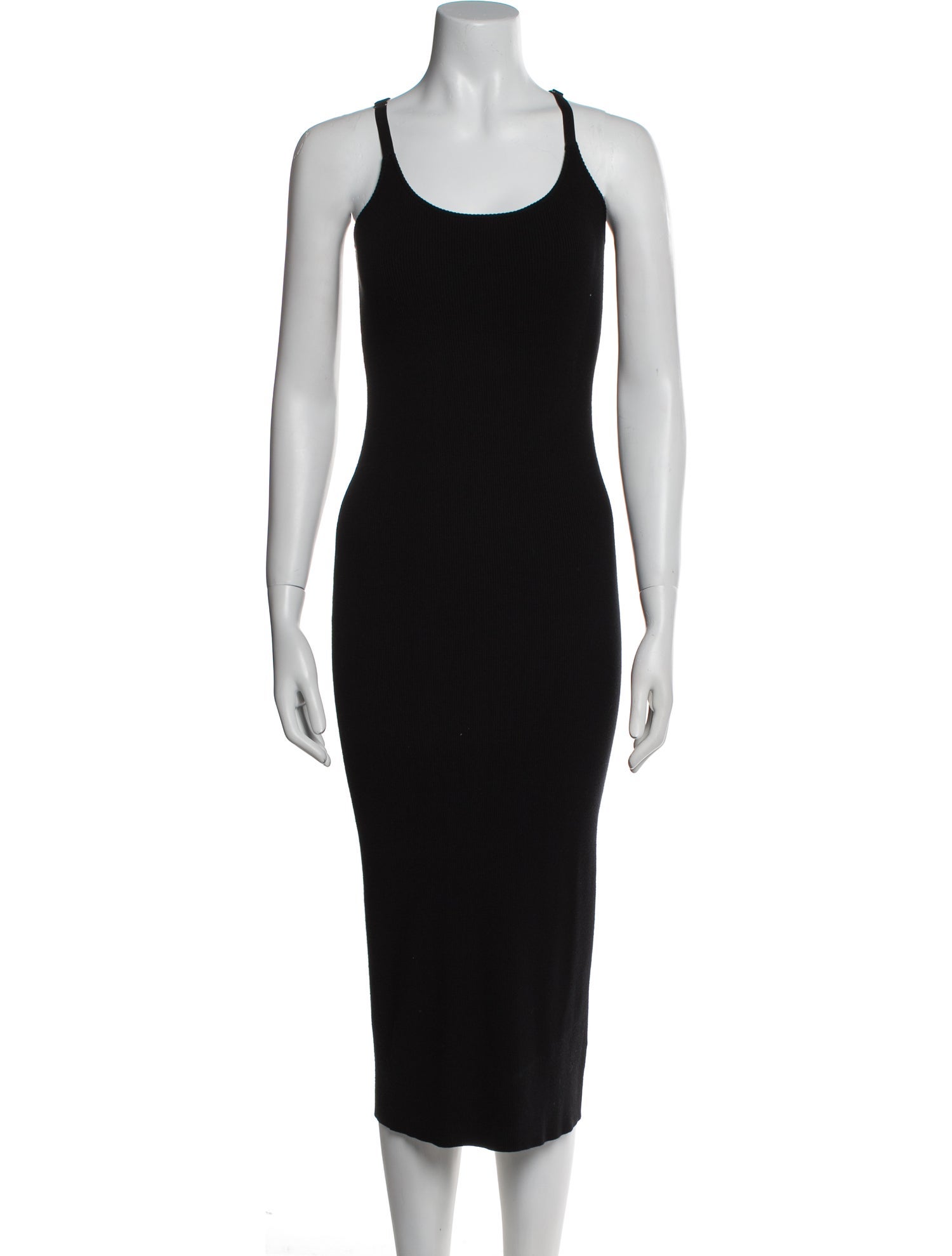 A.L.C. Scoop Neck Midi Length Dress