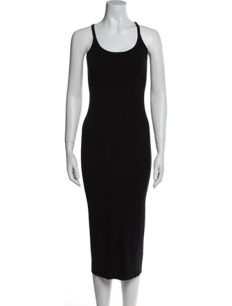 A.L.C. Scoop Neck Midi Length Dress