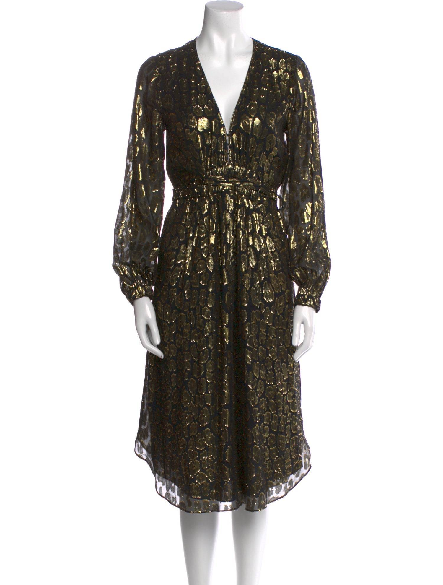 A.L.C. Silk Midi Length Dress