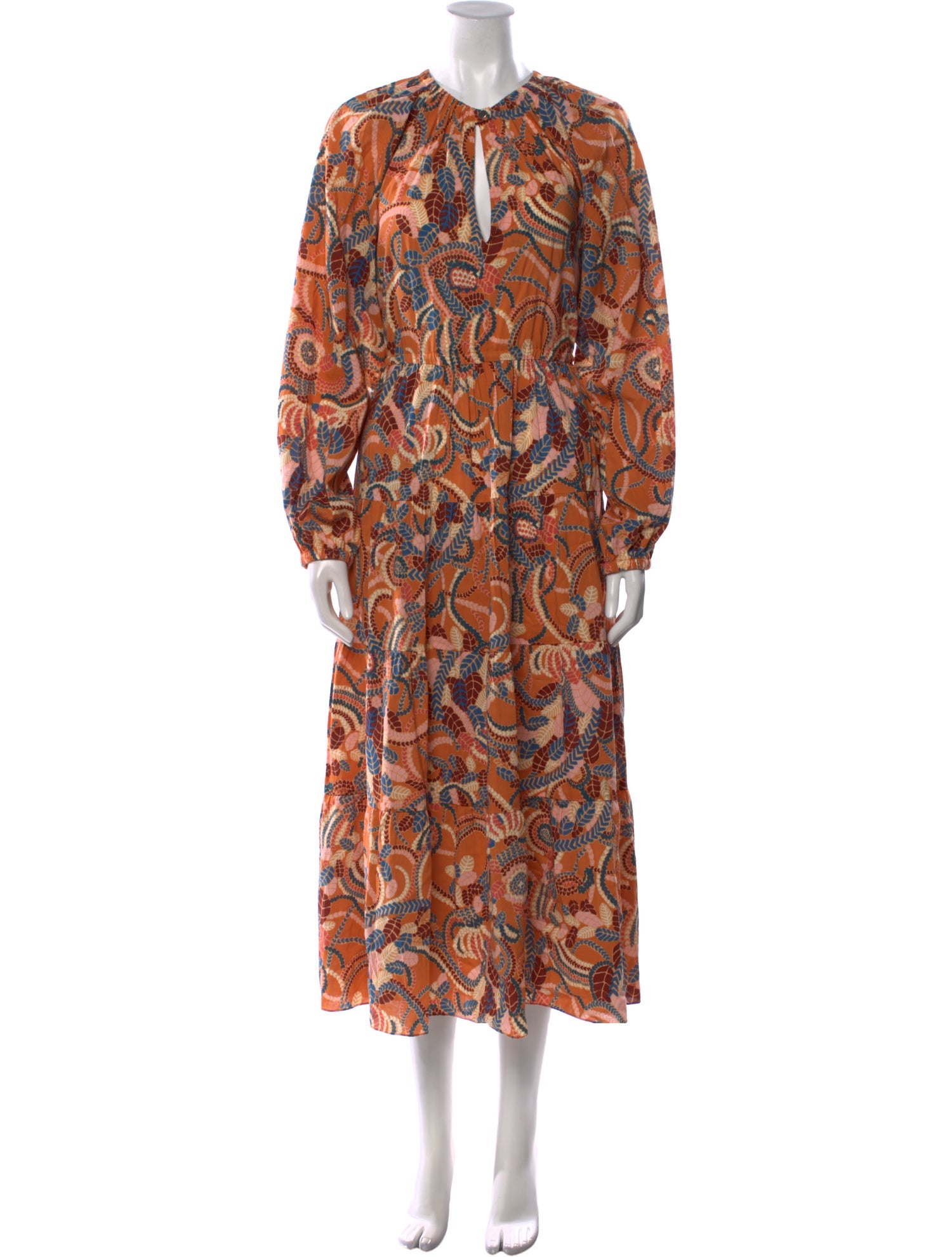 A.L.C. Paisley Print Long Dress
