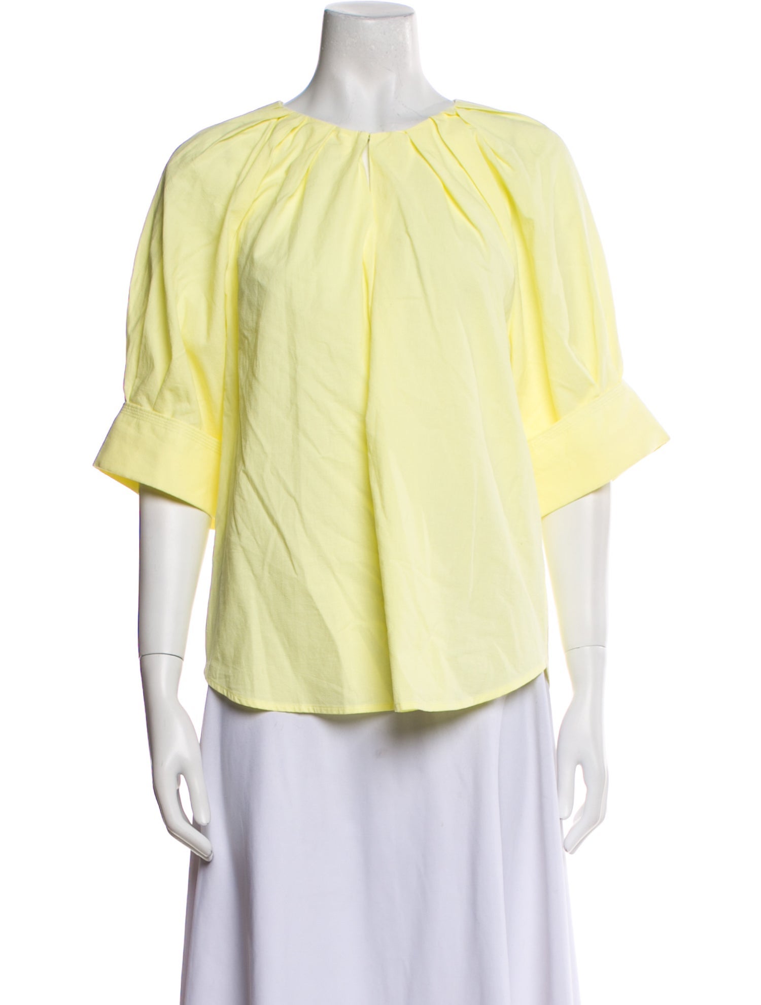 A.L.C. Bateau Neckline Three-Quarter Sleeve Blouse w/ Tags