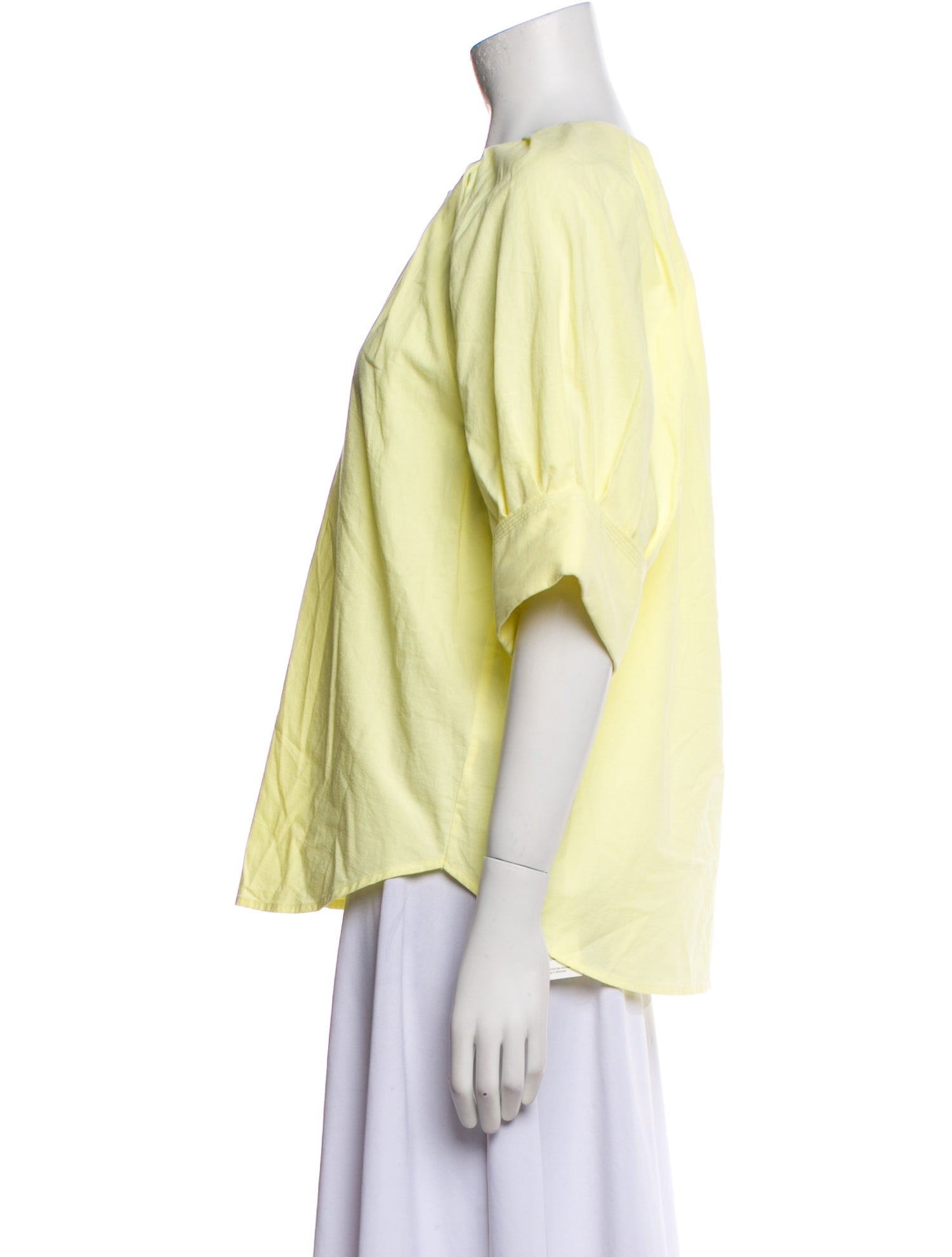 A.L.C. Bateau Neckline Three-Quarter Sleeve Blouse w/ Tags