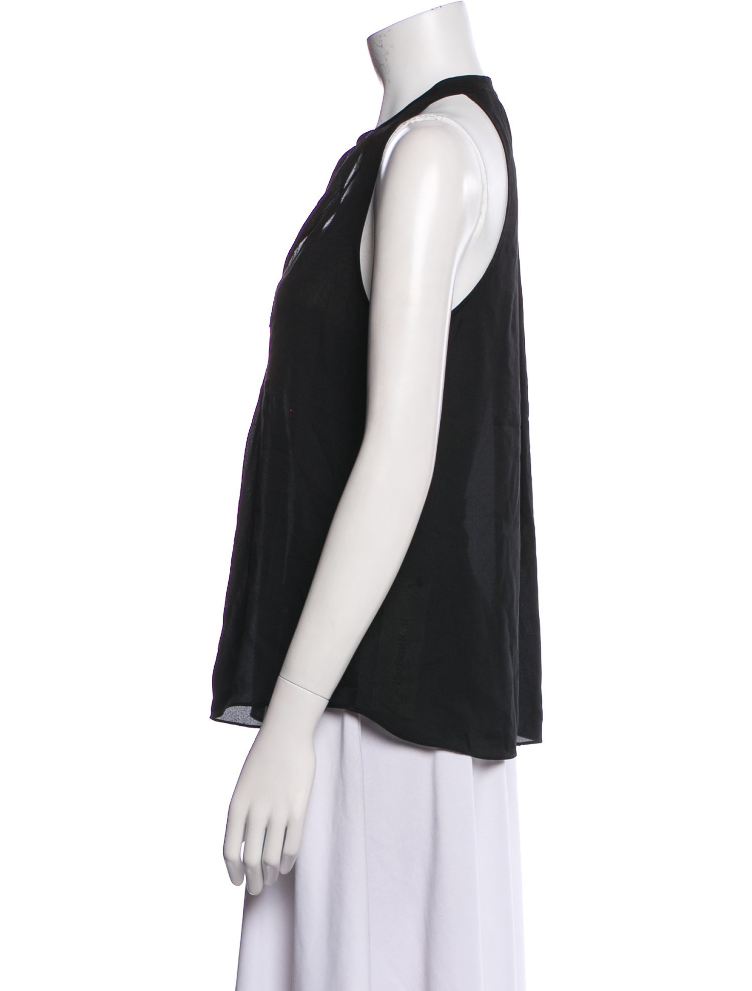 A.L.C. Silk V-Neck Blouse