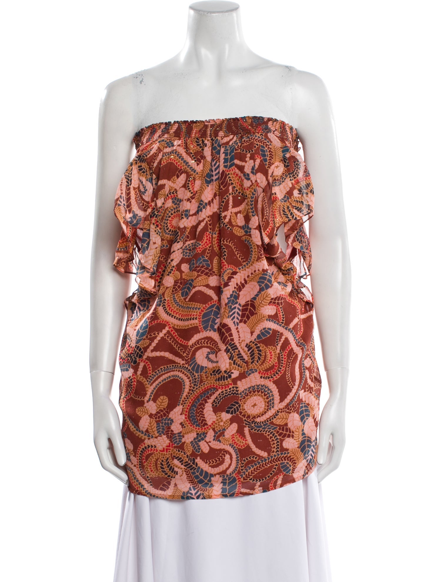 A.L.C. Silk Printed Tunic