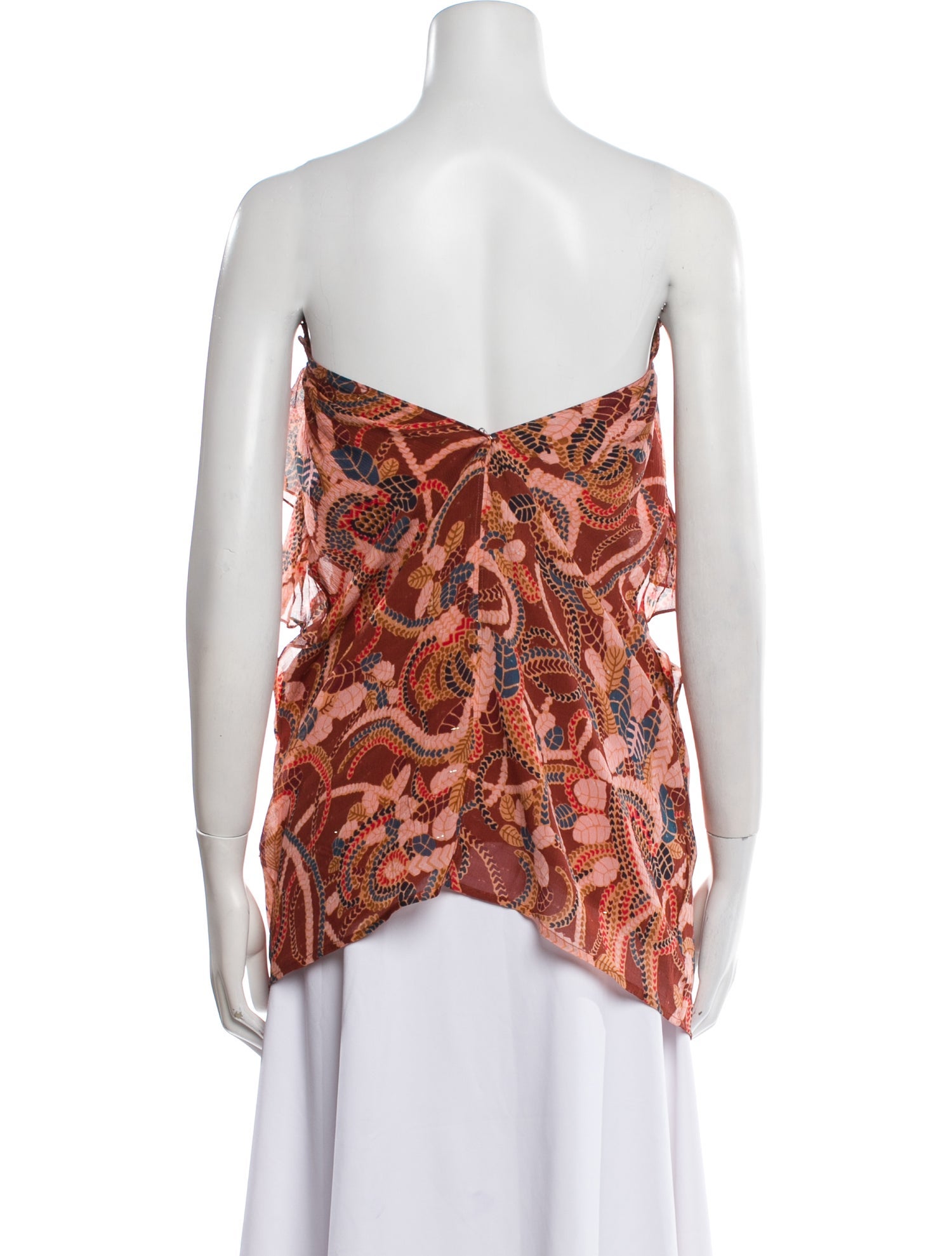 A.L.C. Silk Printed Tunic