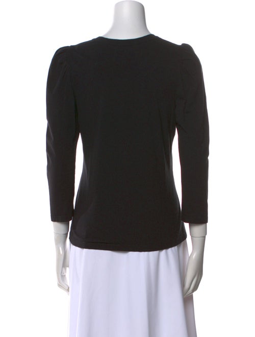 A.L.C. Crew Neck Three-Quarter Sleeve Top