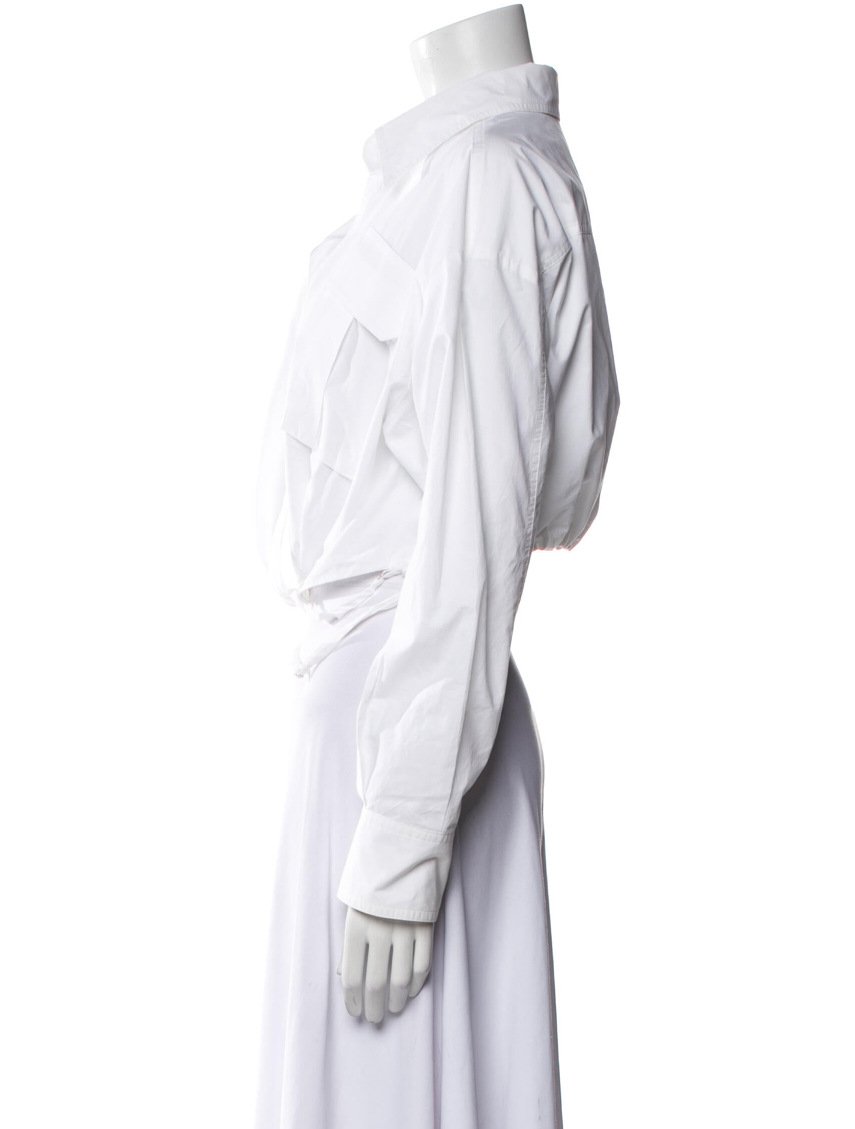 A.L.C. Long Sleeve Crop Top