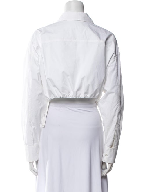 A.L.C. Long Sleeve Crop Top