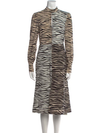 A.L.C. Silk Midi Length Dress