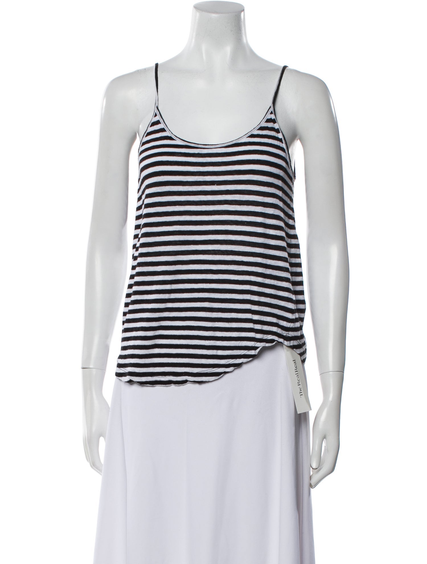 A.L.C. Linen Striped Top