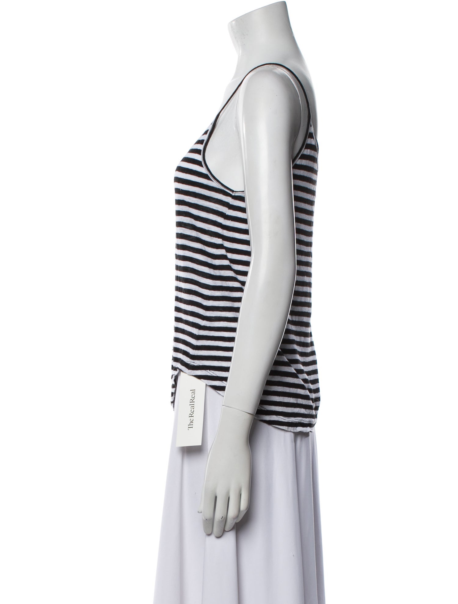 A.L.C. Linen Striped Top