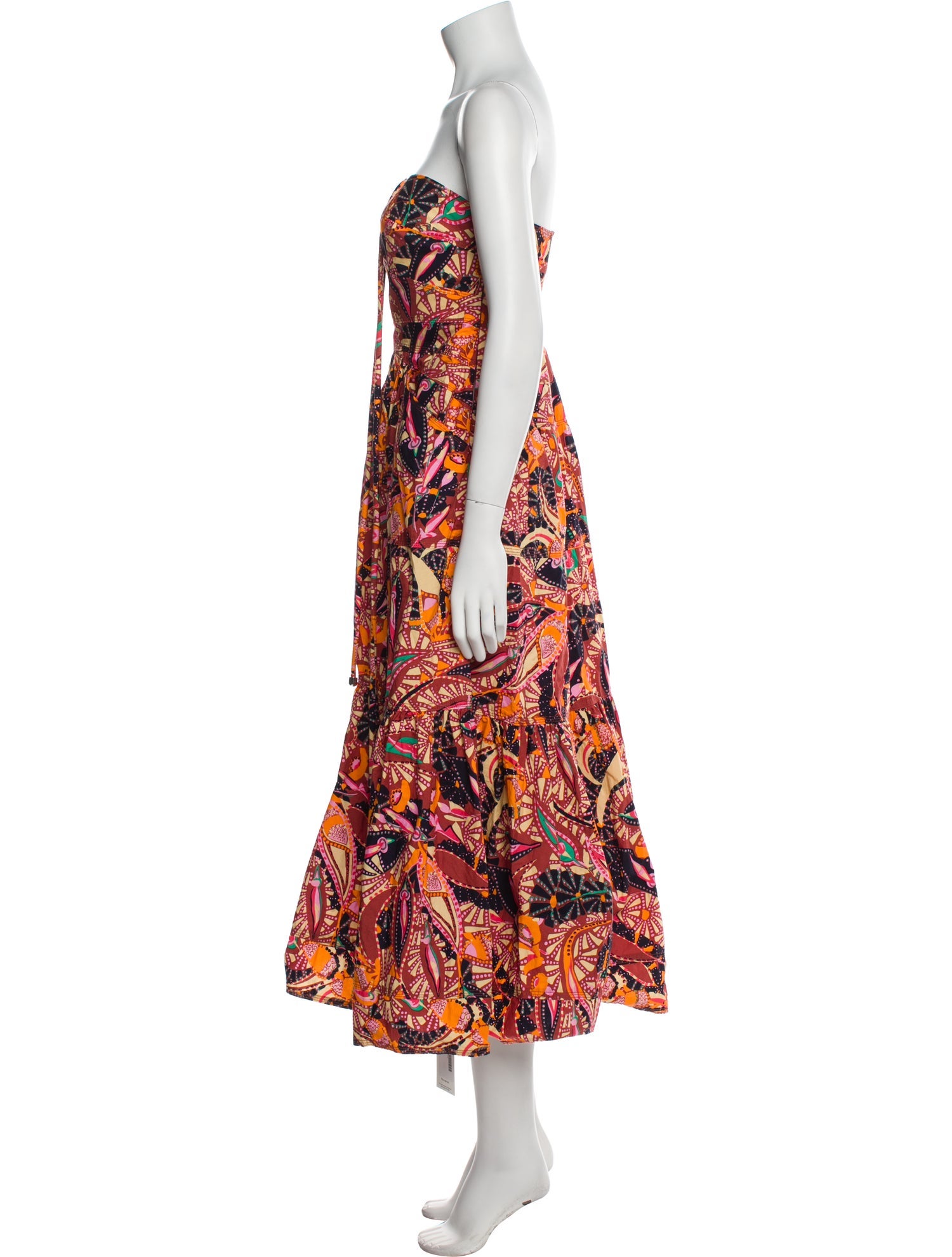 A.L.C. Printed Midi Length Dress