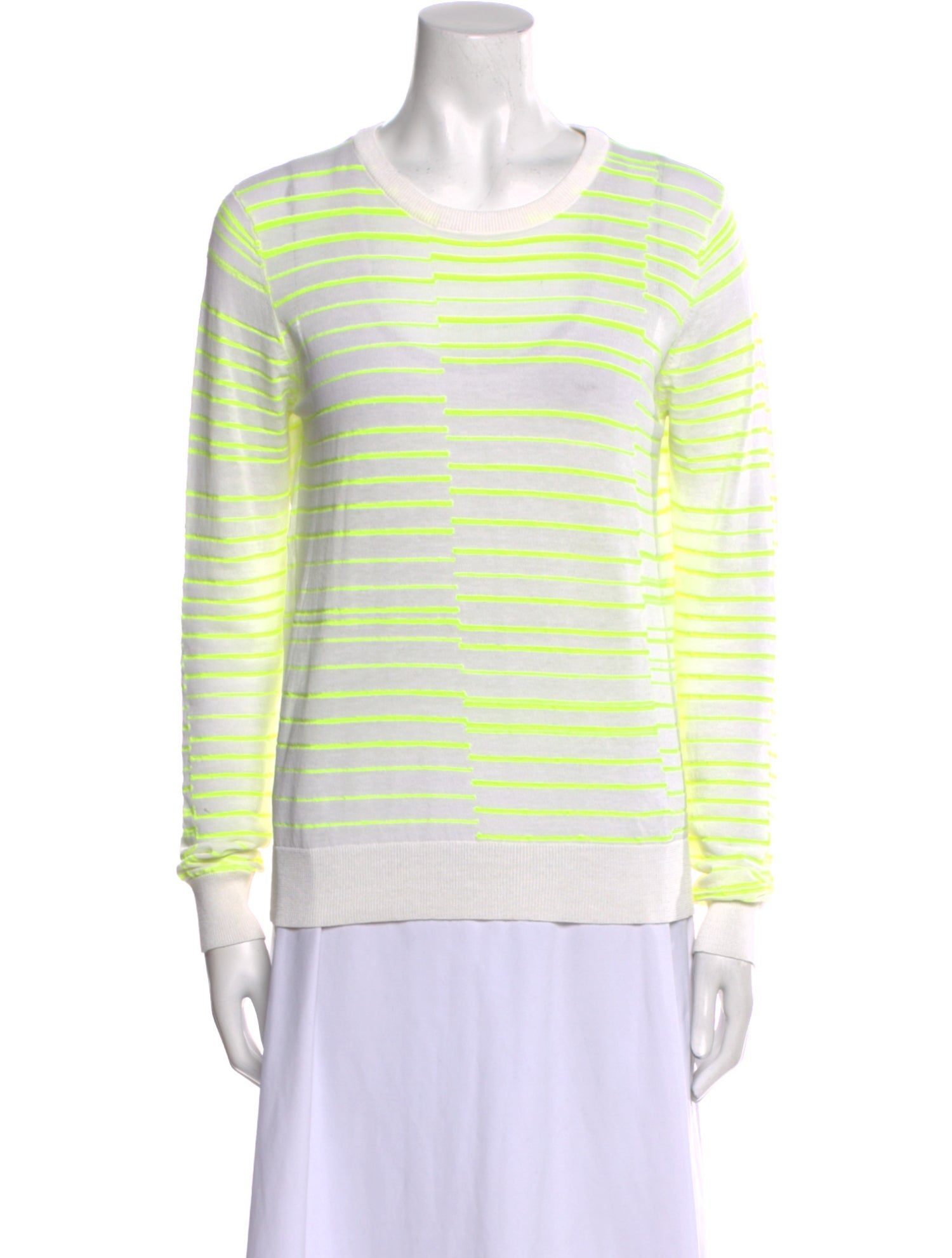 A.L.C. Striped Crew Neck Sweatshirt