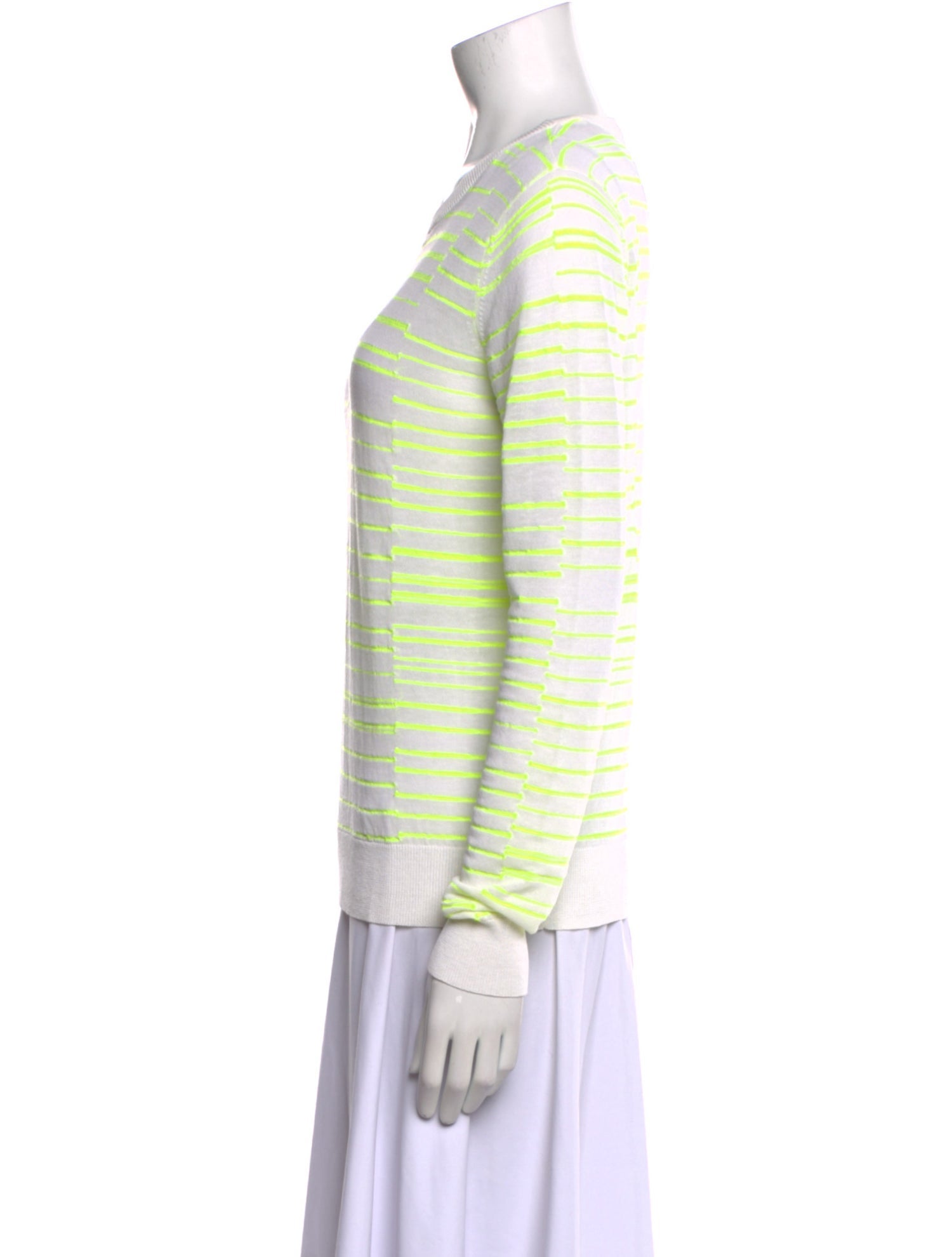 A.L.C. Striped Crew Neck Sweatshirt