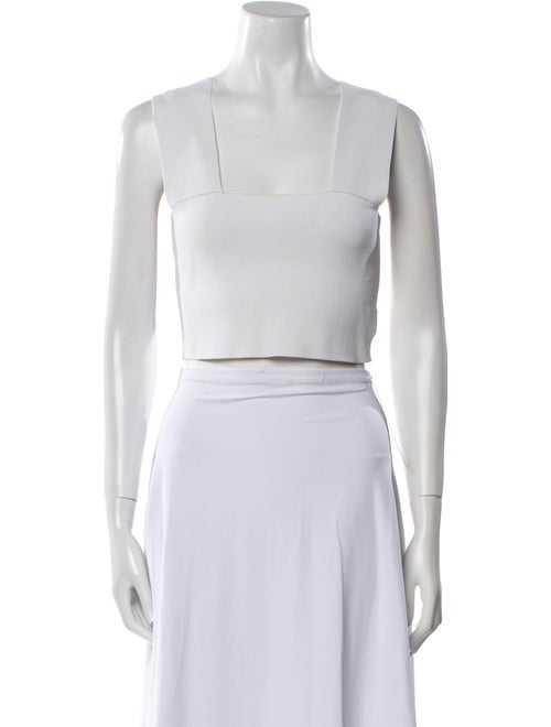 A.L.C. Square Neckline Sleeveless Crop Top