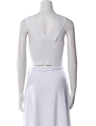 A.L.C. Square Neckline Sleeveless Crop Top