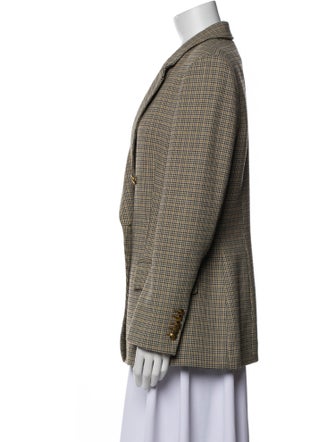 A.L.C. Plaid Print Blazer