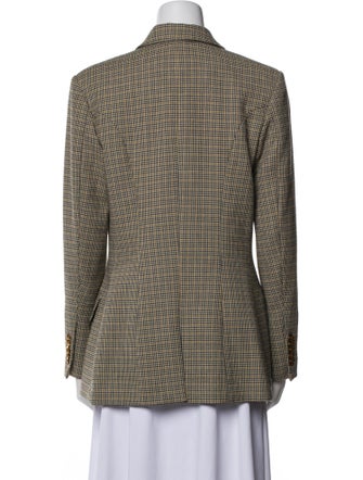 A.L.C. Plaid Print Blazer