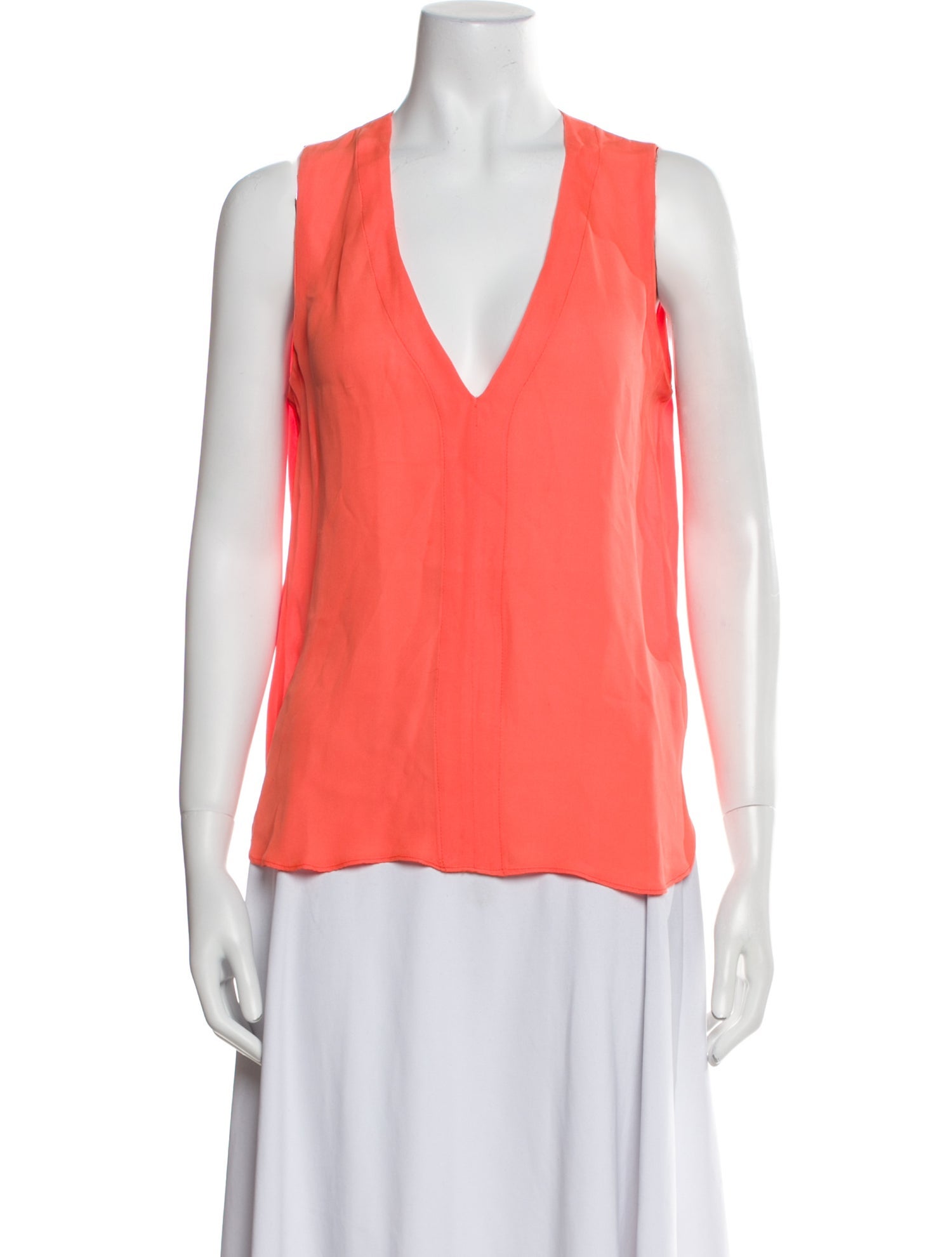 A.L.C. V-Neck Sleeveless Blouse