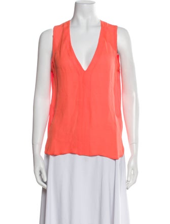 A.L.C. V-Neck Sleeveless Blouse