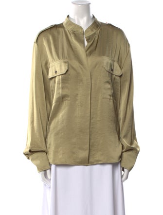 A.L.C. Long Sleeve Button-Up Top