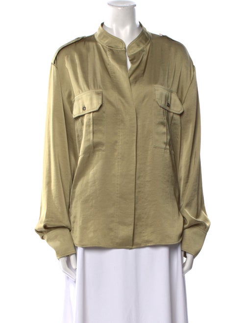 A.L.C. Long Sleeve Button-Up Top