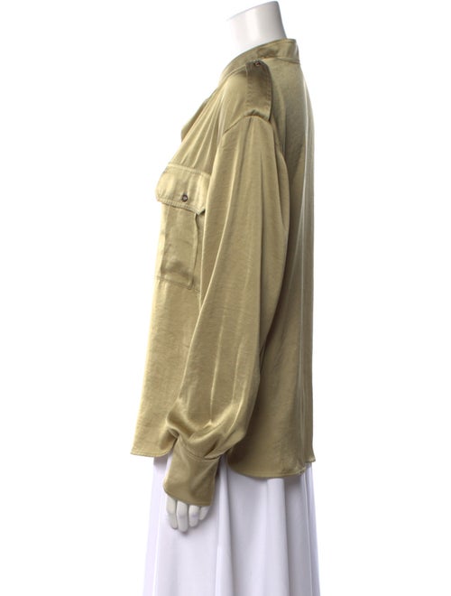 A.L.C. Long Sleeve Button-Up Top