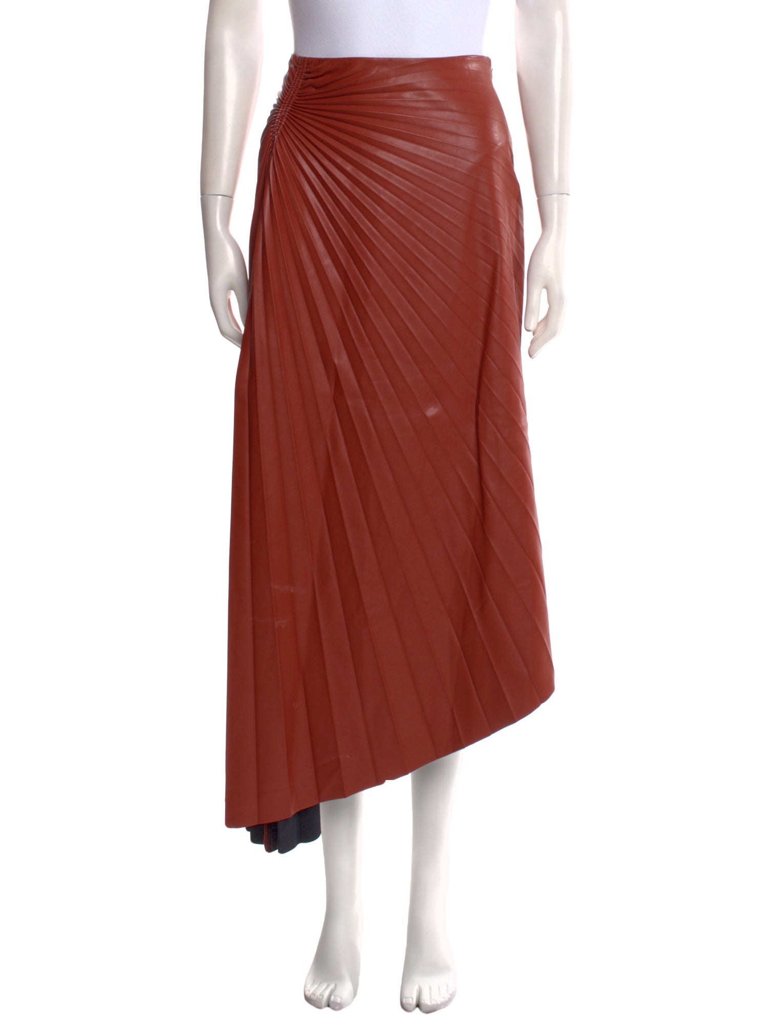 A.L.C. Pleated Accents Long Skirt