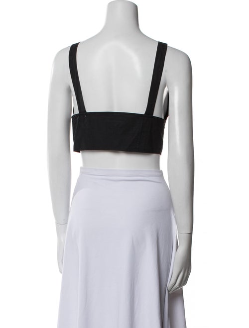 A.L.C. V-Neck Sleeveless Crop Top