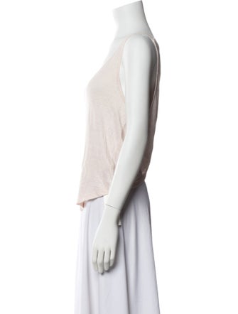 A.L.C. Linen Scoop Neck Top