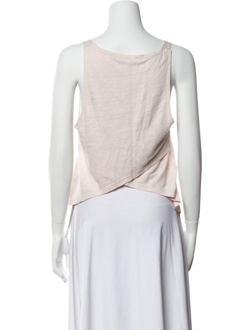 A.L.C. Linen Scoop Neck Top