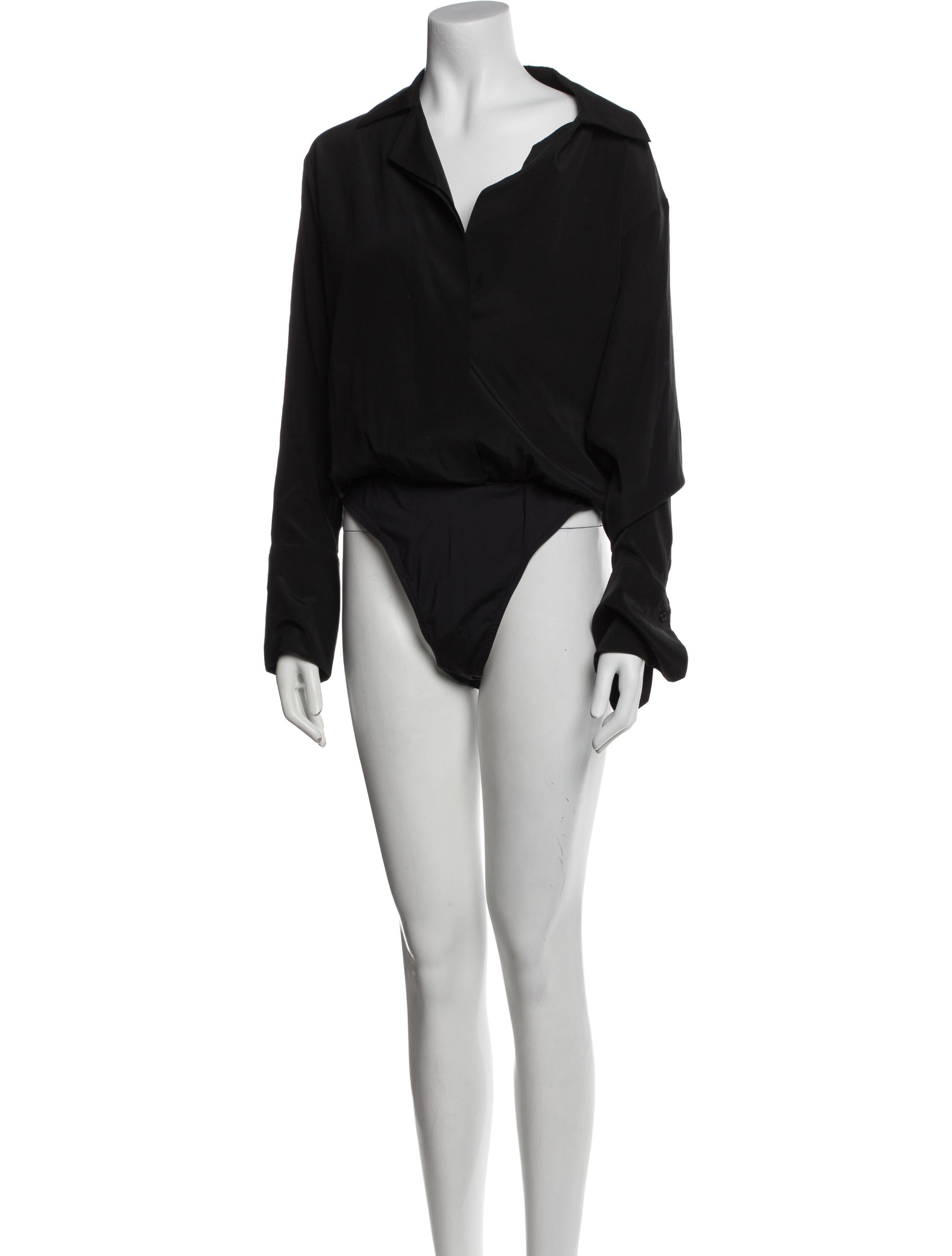 A.L.C. Silk V-Neck Bodysuit