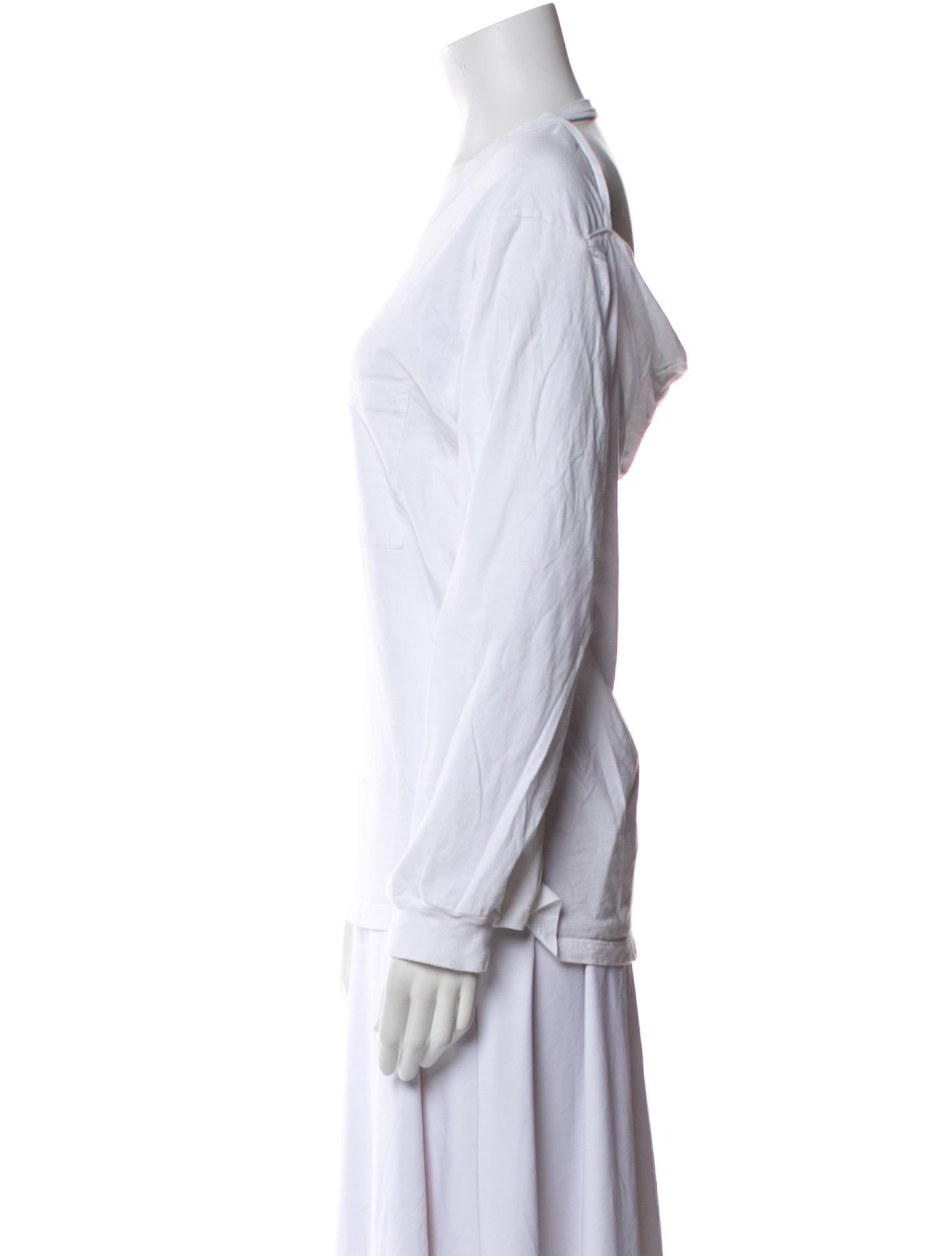 A.L.C. Scoop Neck Long Sleeve Top