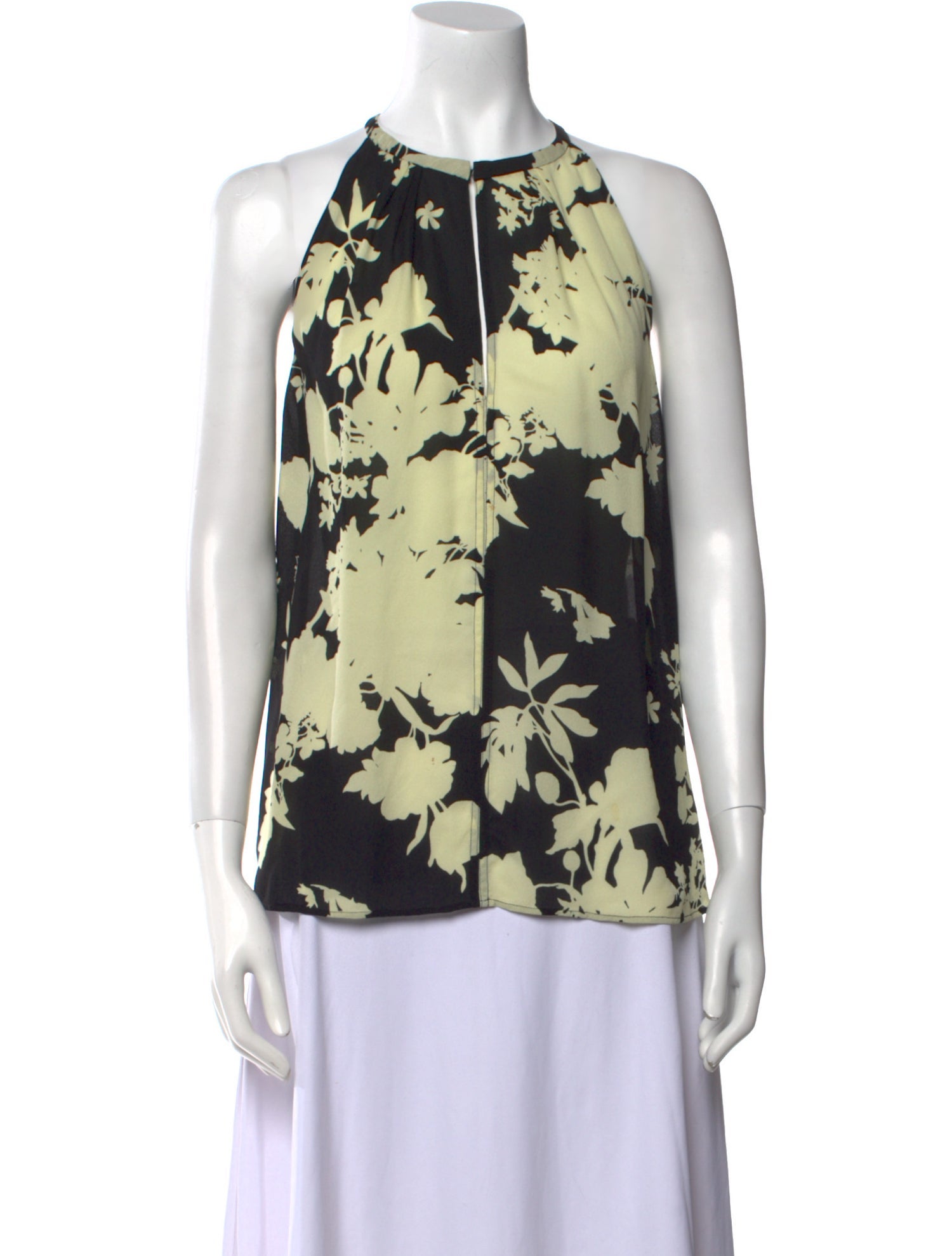 A.L.C. Silk Floral Print Blouse