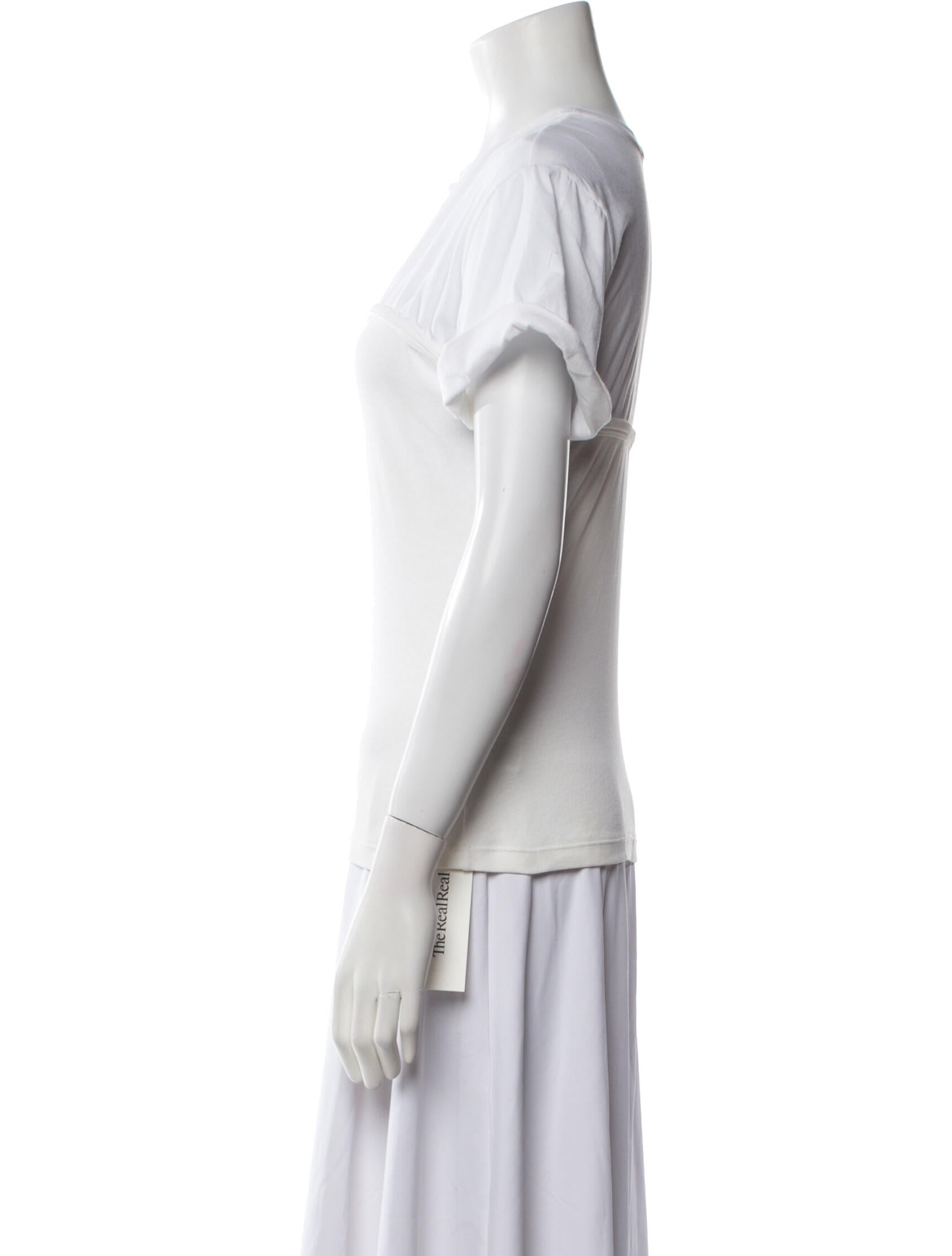 A.L.C. Scoop Neck Short Sleeve T-Shirt